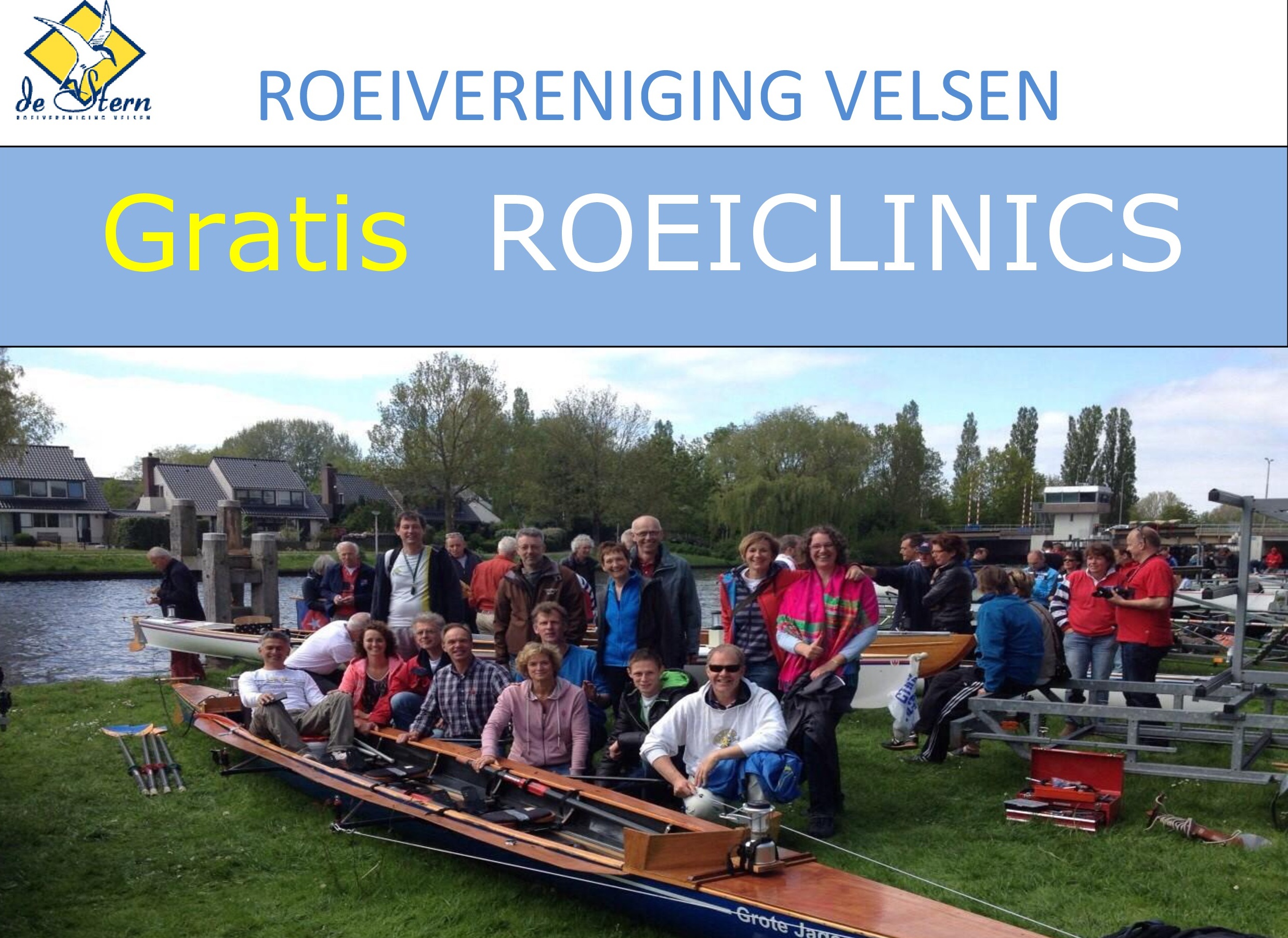 Gratis roeiclinics bij de Stern